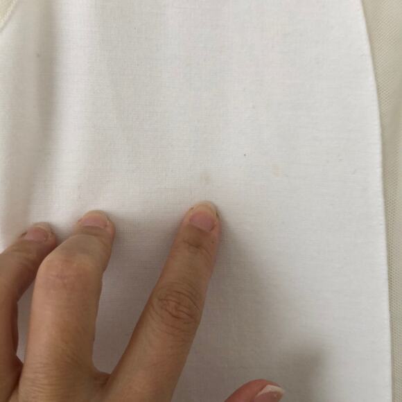 For Love & Lemons White Lulu Dress Sheer Back Size M - Picture 4 of 9